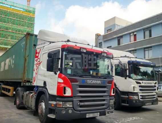 佛山發(fā)貨到香港，整車往返香港物流專線，深圳東勝物流中港拖車行
